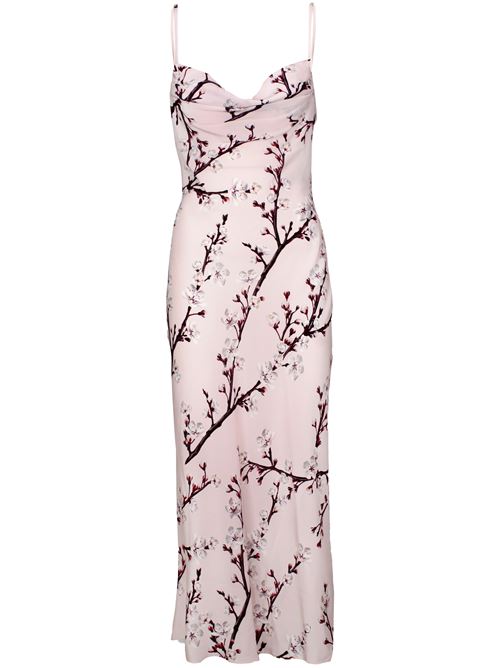 light pink silk cherry dress Alexander McQueen | 798106QCALA5072